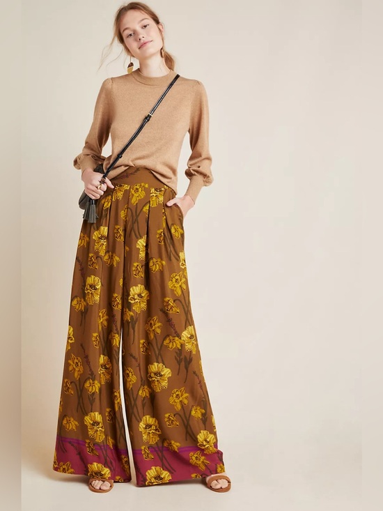 Anthropologie Pants - Anthropologie Maeve Terrace Floral Pants